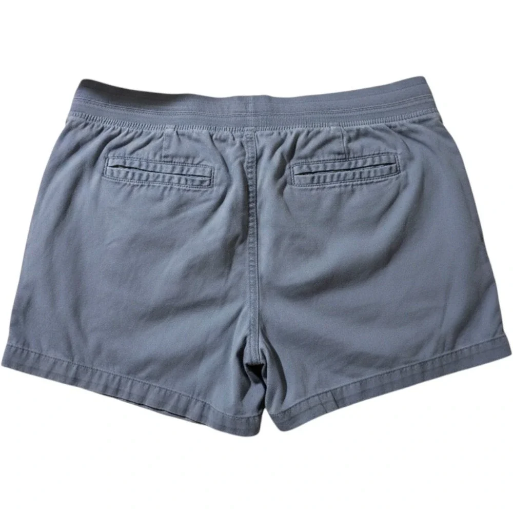 Orvis‎ Shorts Womens Large Blue Cotton Lyocell Drawstring Utility 1752052